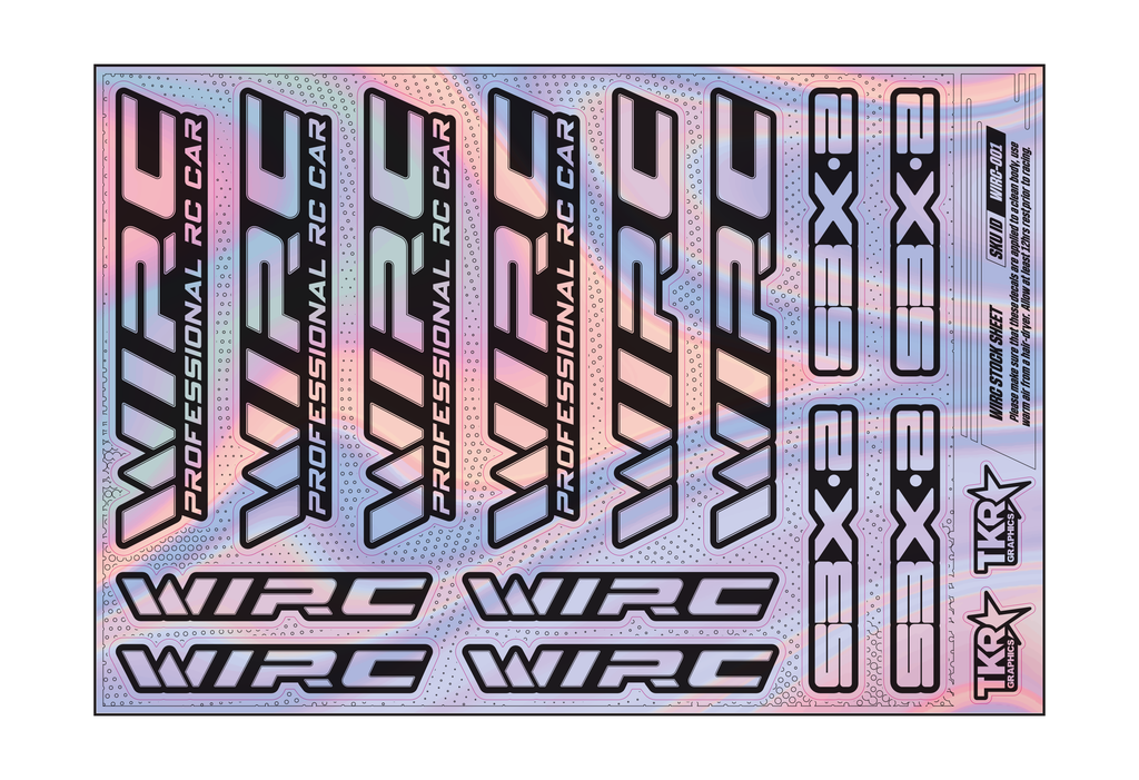 HOLOGRAPHIC WIRC A5 STOCK SHEET