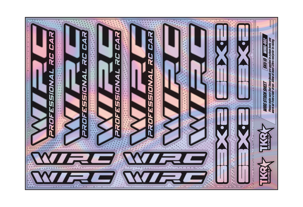 HOLOGRAPHIC WIRC A5 STOCK SHEET