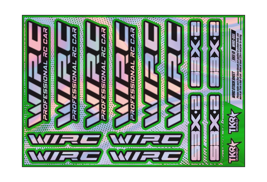 HOLOGRAPHIC WIRC A5 STOCK SHEET