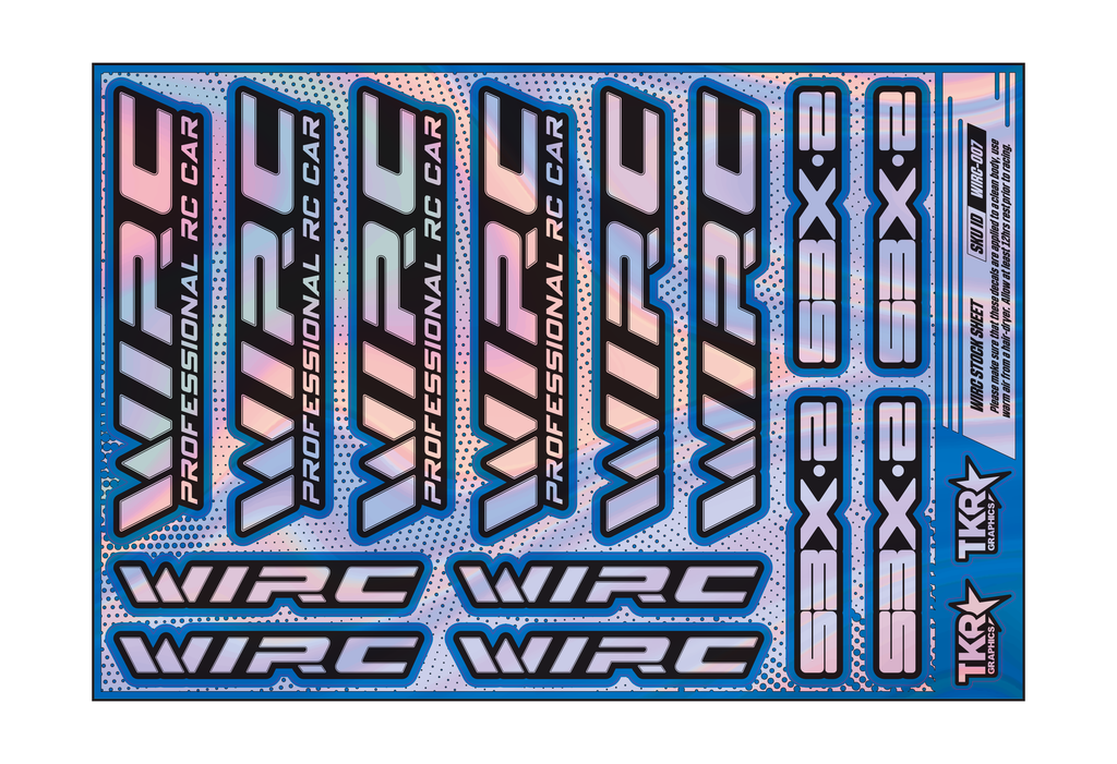 HOLOGRAPHIC WIRC A5 STOCK SHEET