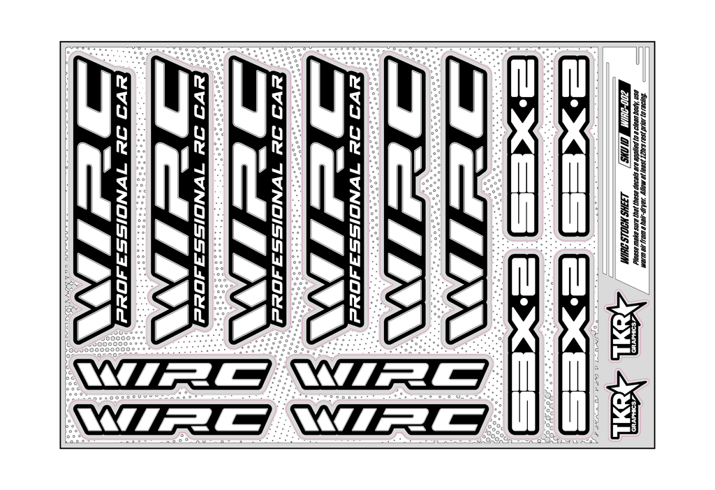 WIRC A5 STOCK SHEET