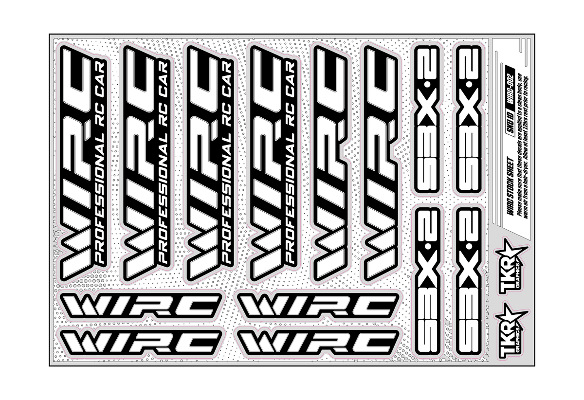 WIRC A5 STOCK SHEET