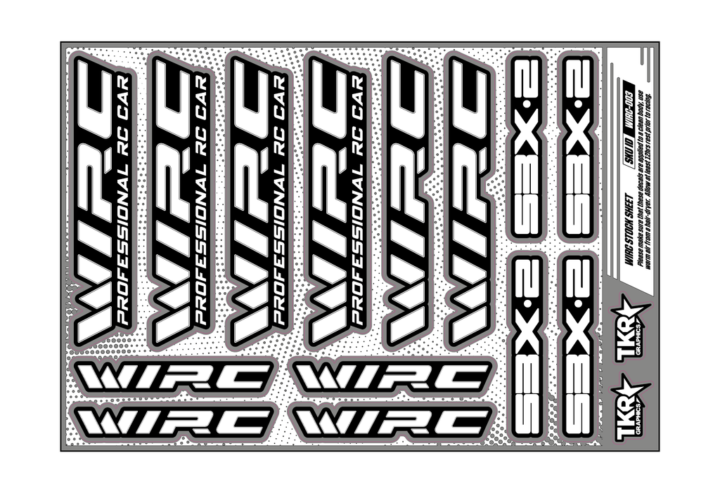 WIRC A5 STOCK SHEET