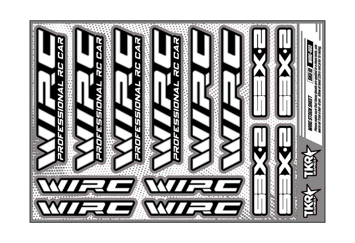 WIRC A5 STOCK SHEET