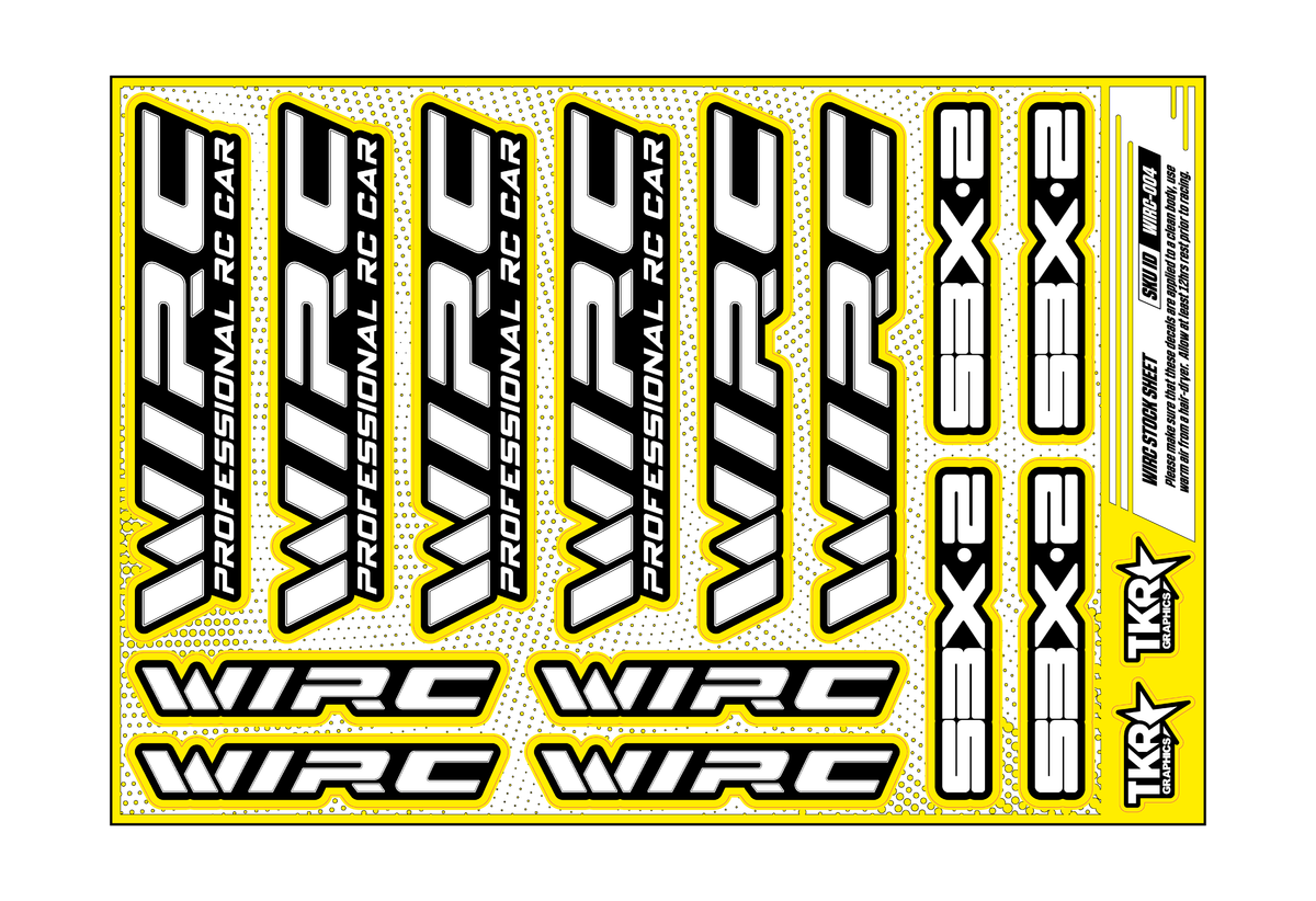 WIRC A5 STOCK SHEET