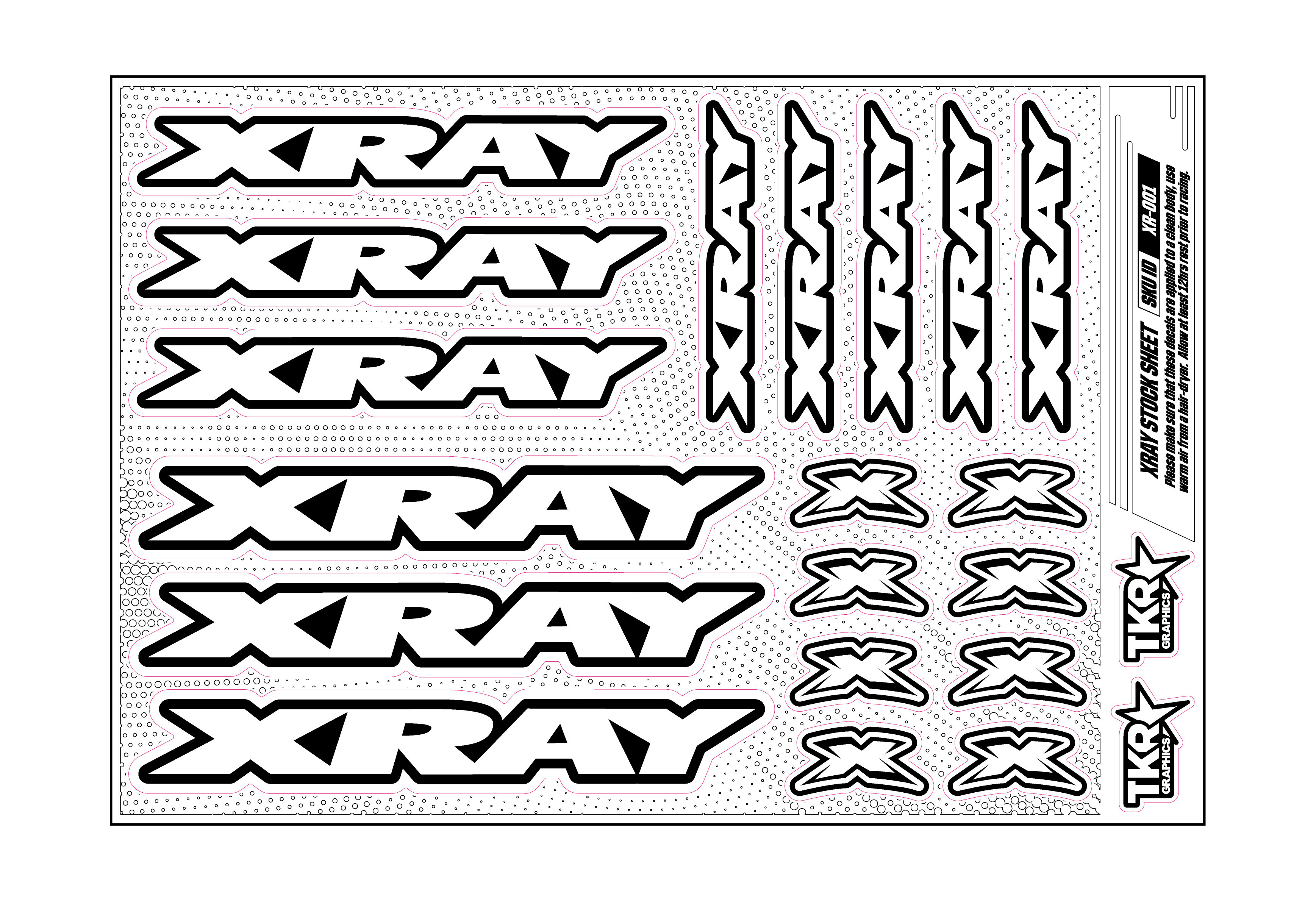 XRAY A5 STOCK SHEET