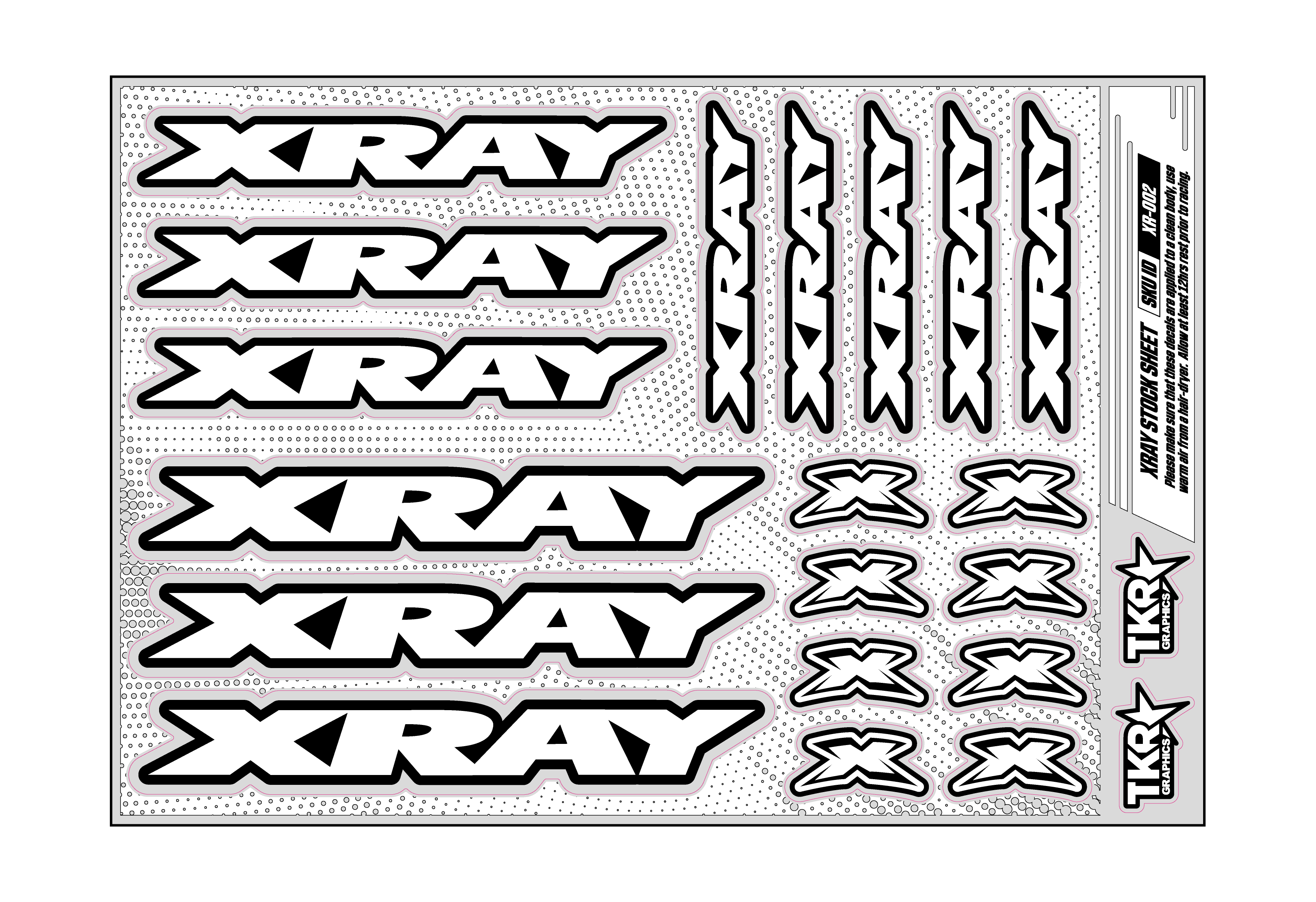 XRAY A5 STOCK SHEET