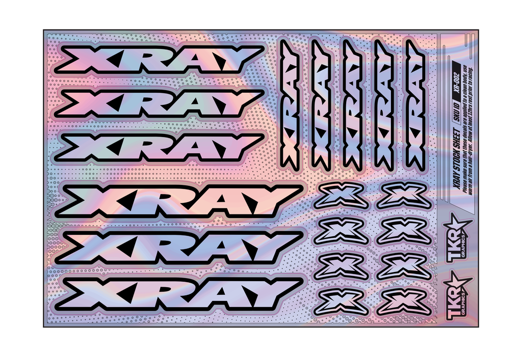 HOLOGRAPHIC XRAY A5 STOCK SHEET