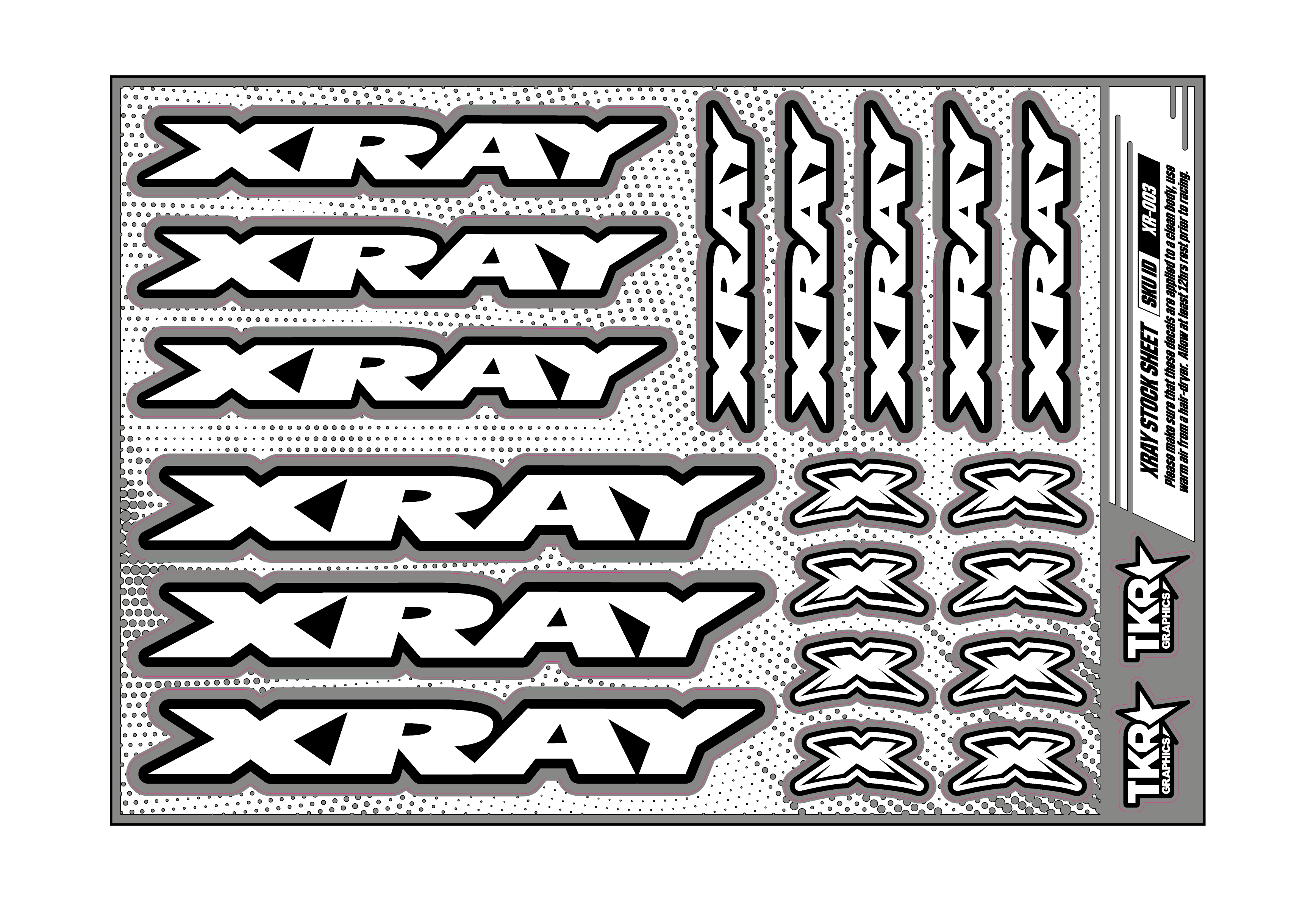 XRAY A5 STOCK SHEET