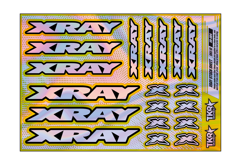 HOLOGRAPHIC XRAY A5 STOCK SHEET
