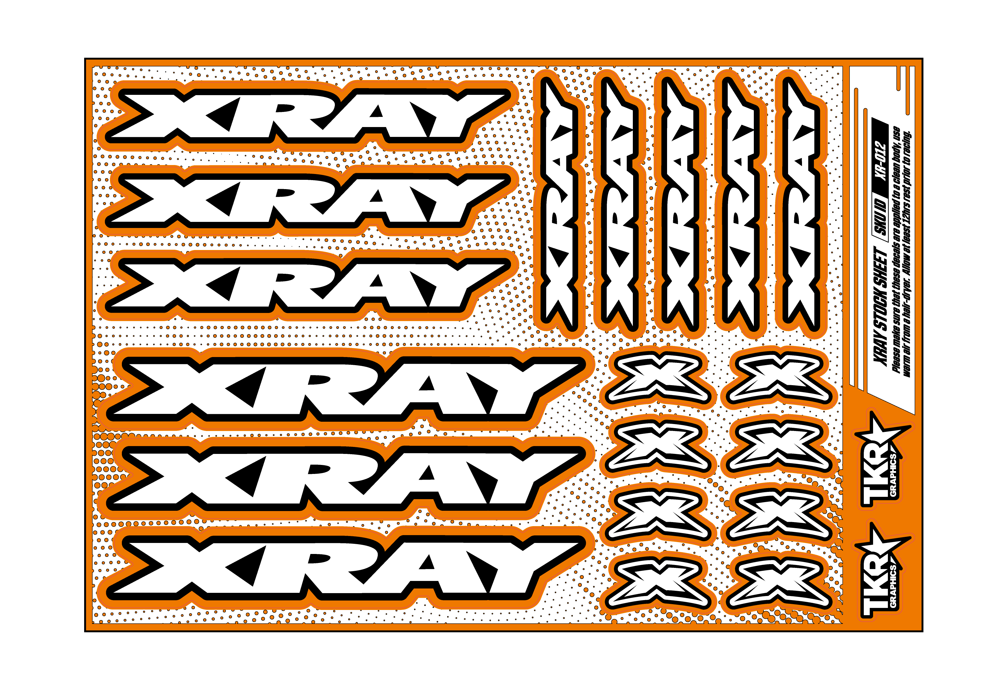 XRAY A5 STOCK SHEET