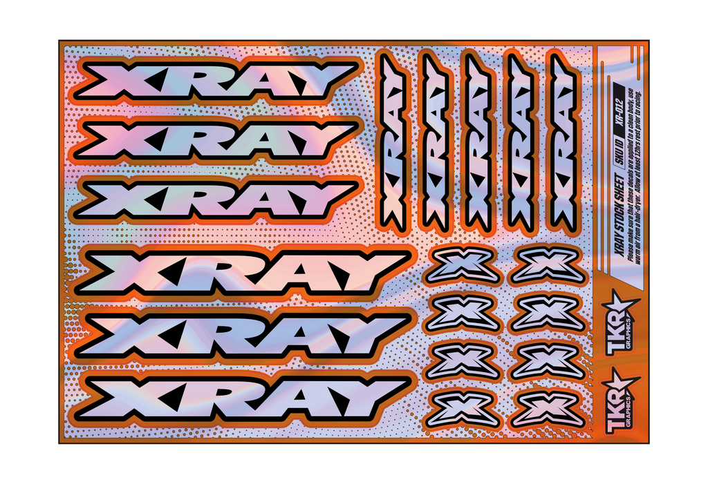 HOLOGRAPHIC XRAY A5 STOCK SHEET