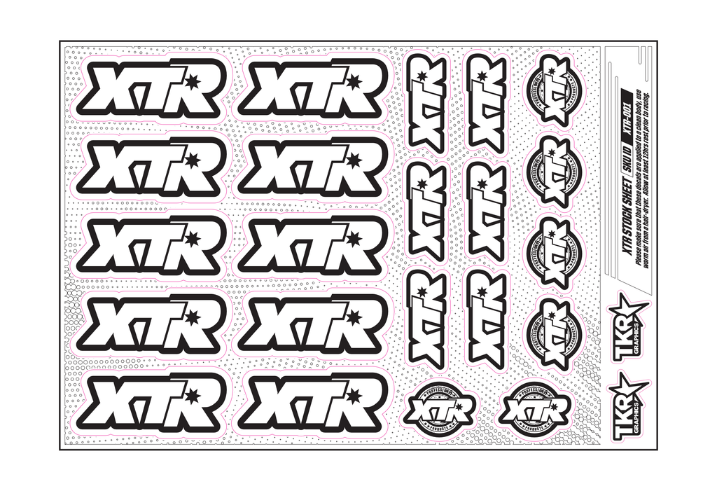 XTR A5 STOCK SHEET