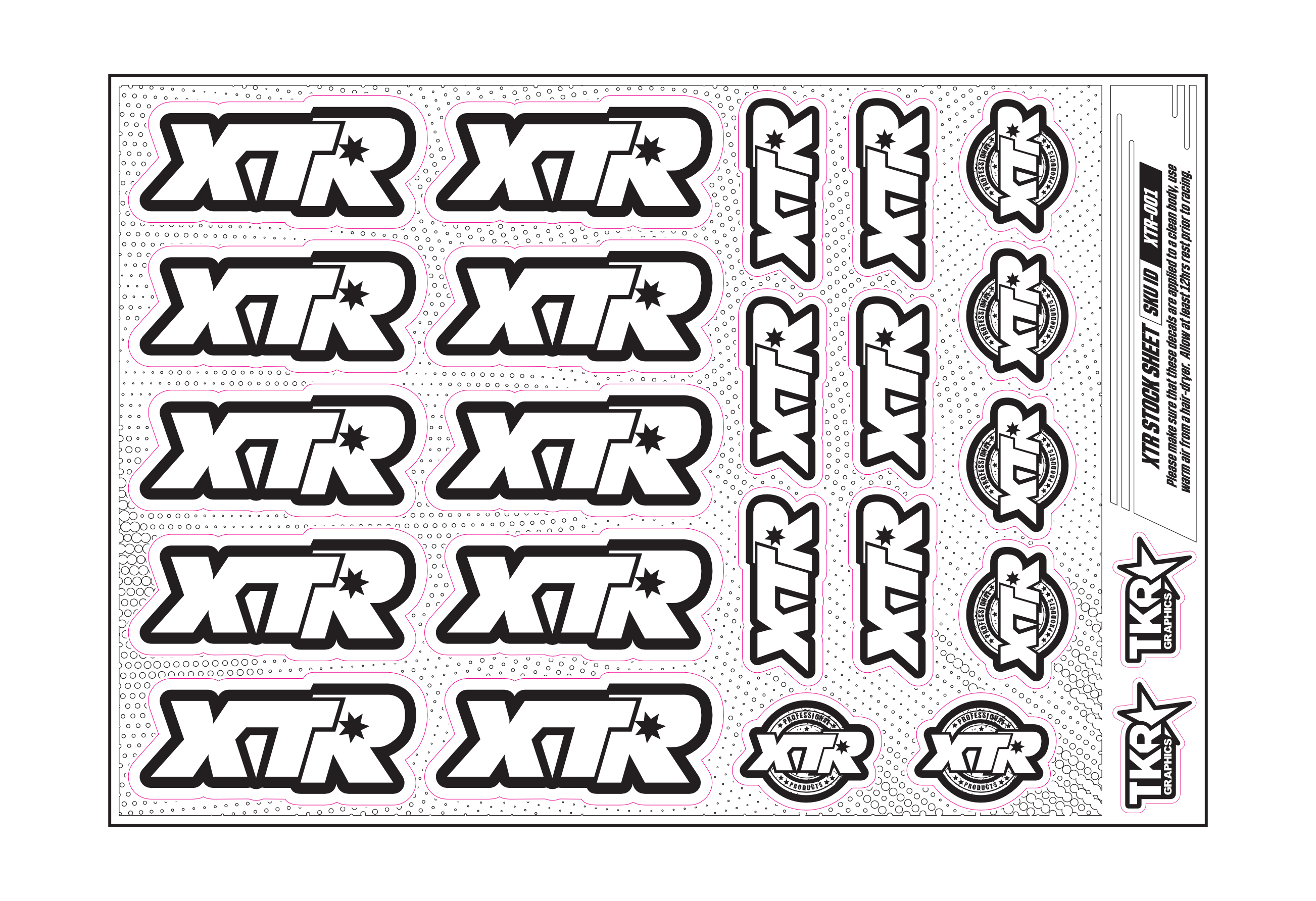 XTR A5 STOCK SHEET
