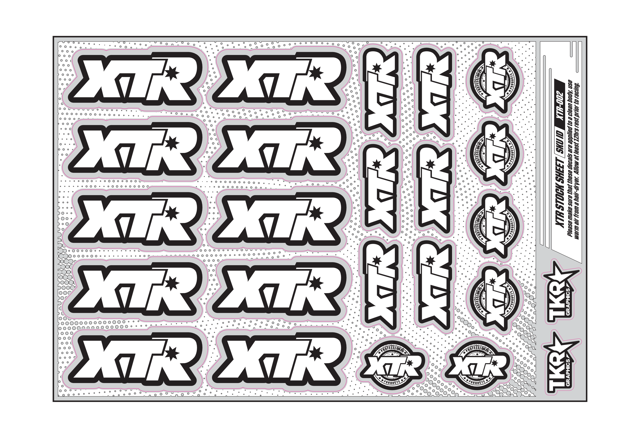 XTR A5 STOCK SHEET