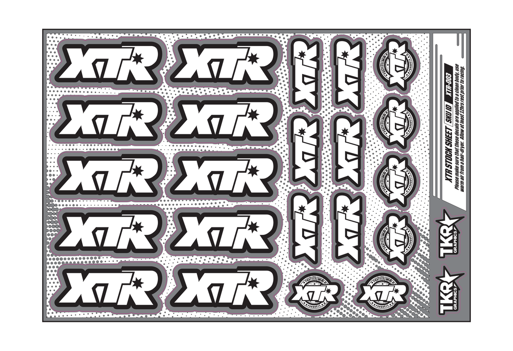 XTR A5 STOCK SHEET