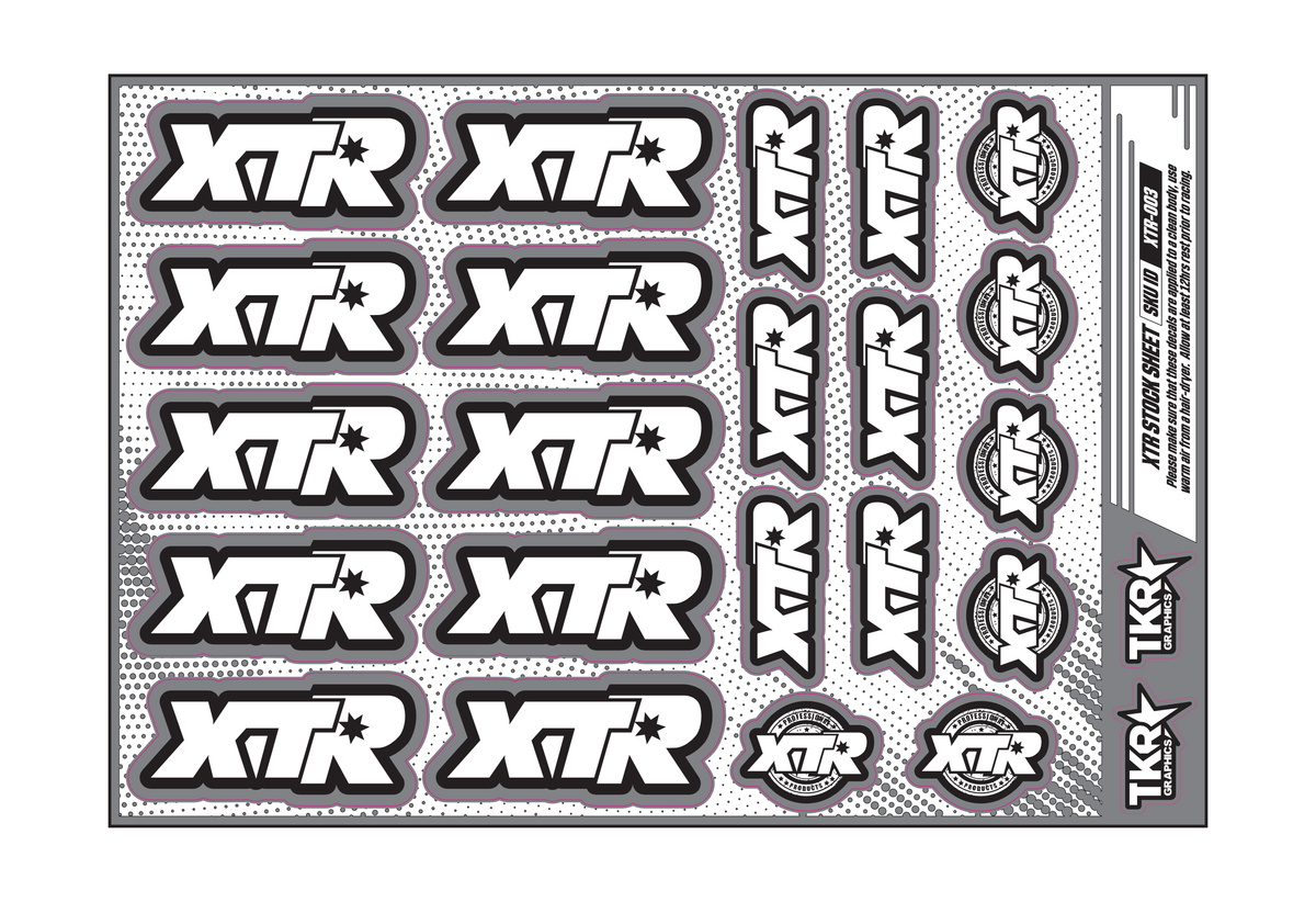 XTR A5 STOCK SHEET