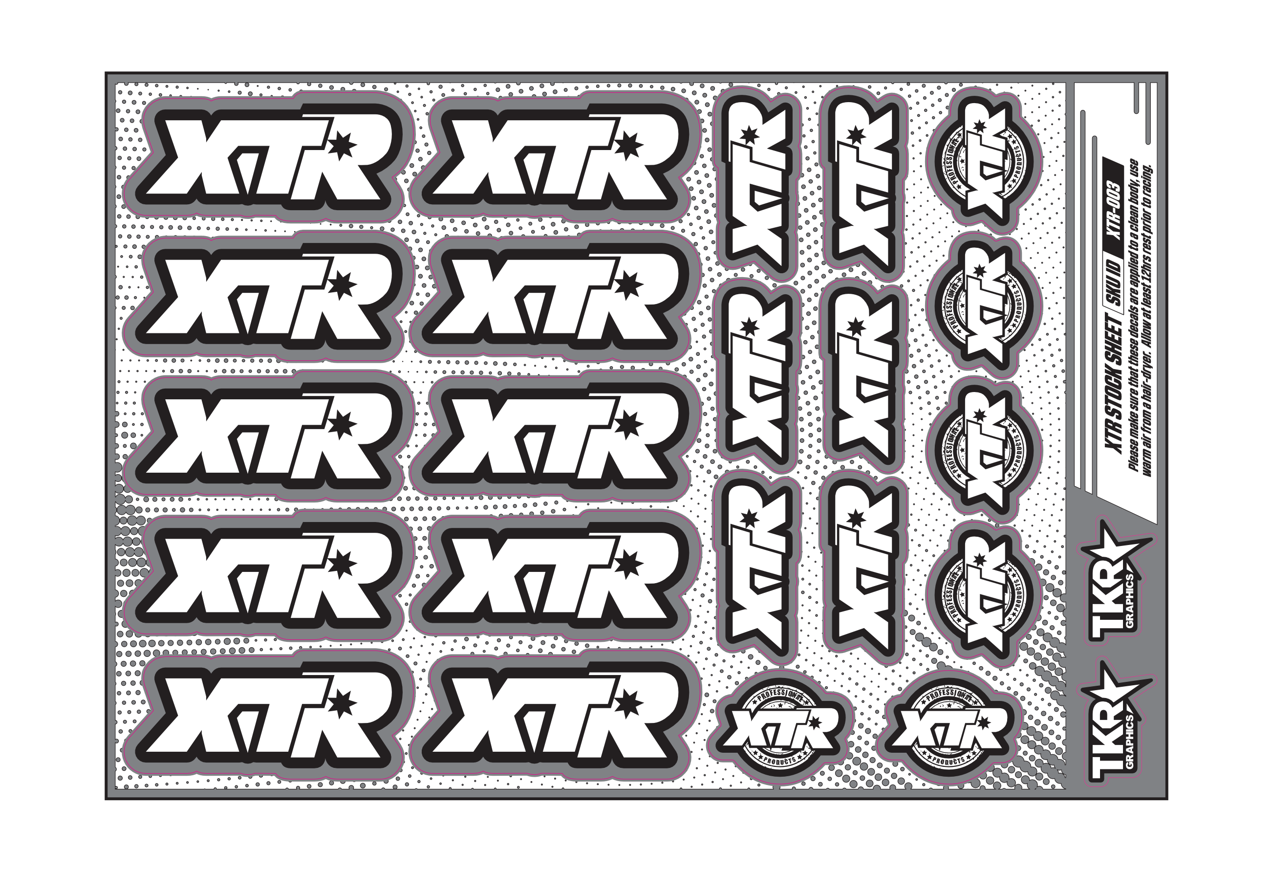 XTR A5 STOCK SHEET