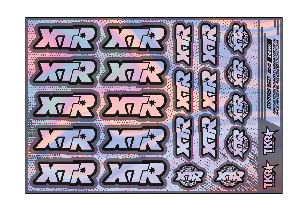 HOLOGRAPHIC XTR A5 STOCK SHEET