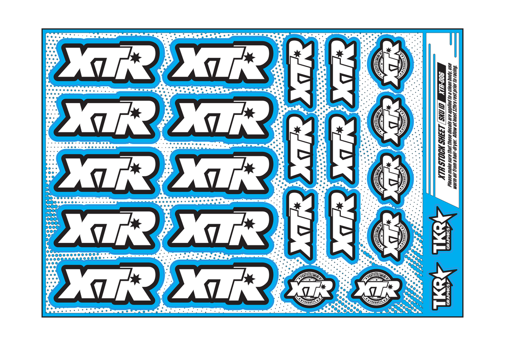 XTR A5 STOCK SHEET
