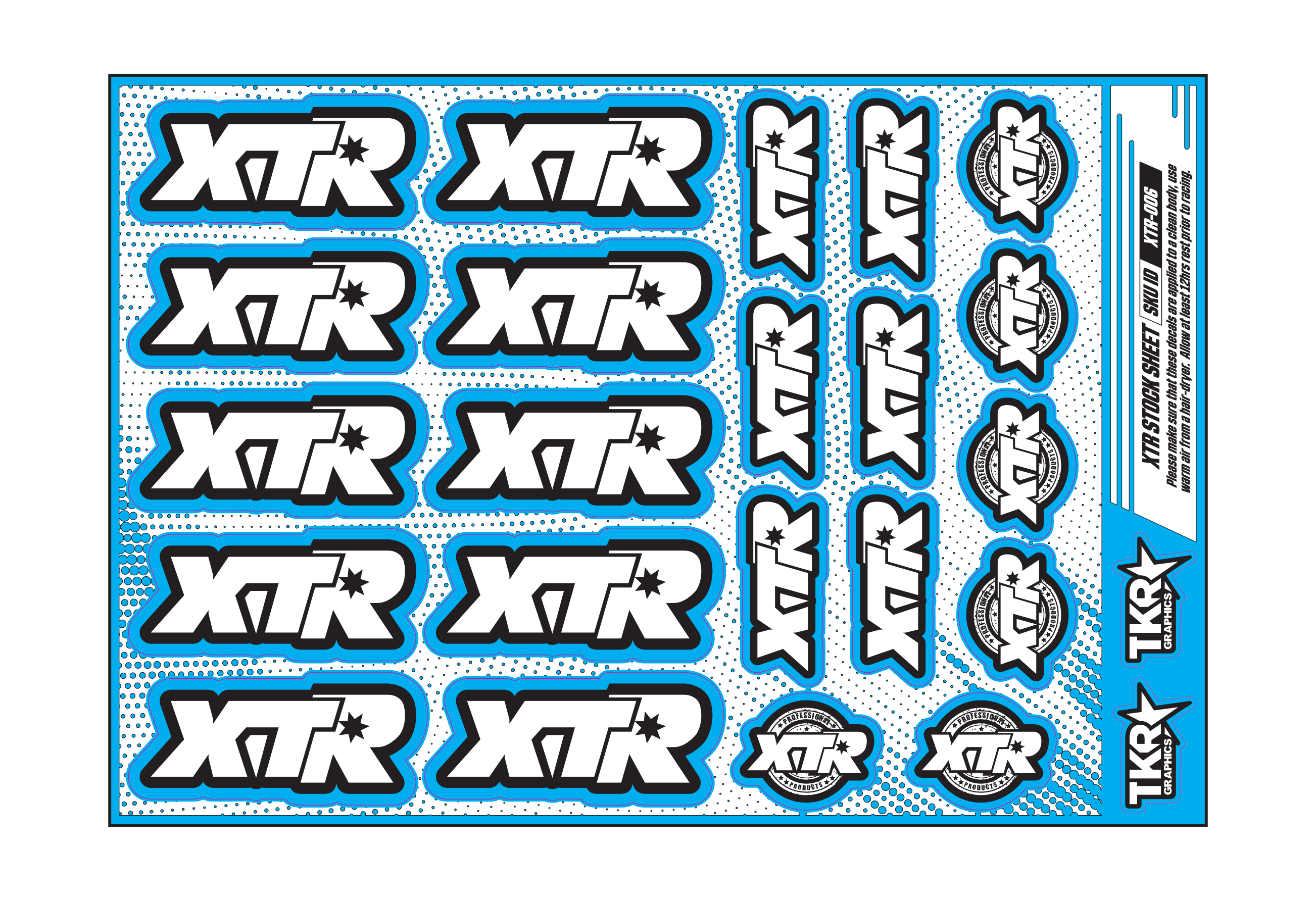 XTR A5 STOCK SHEET