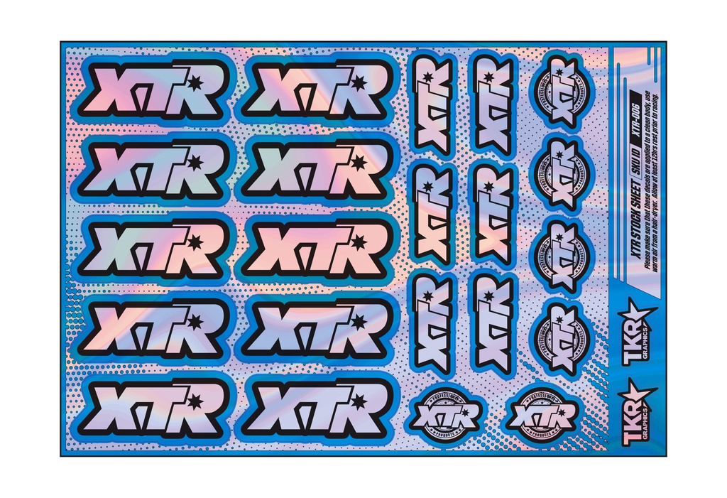 HOLOGRAPHIC XTR A5 STOCK SHEET