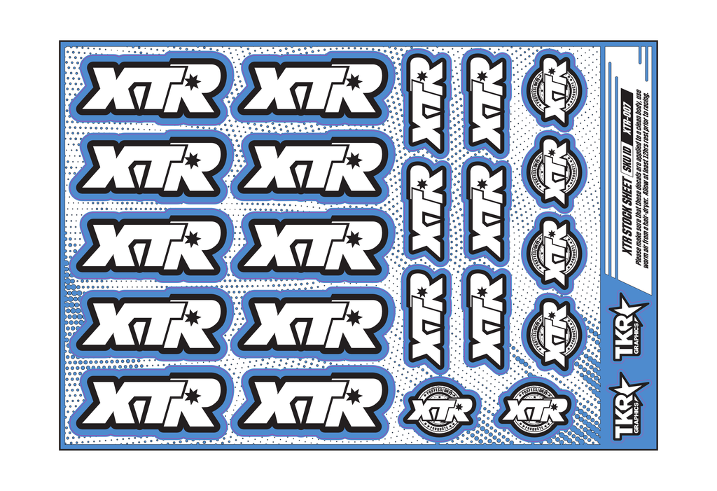 XTR A5 STOCK SHEET