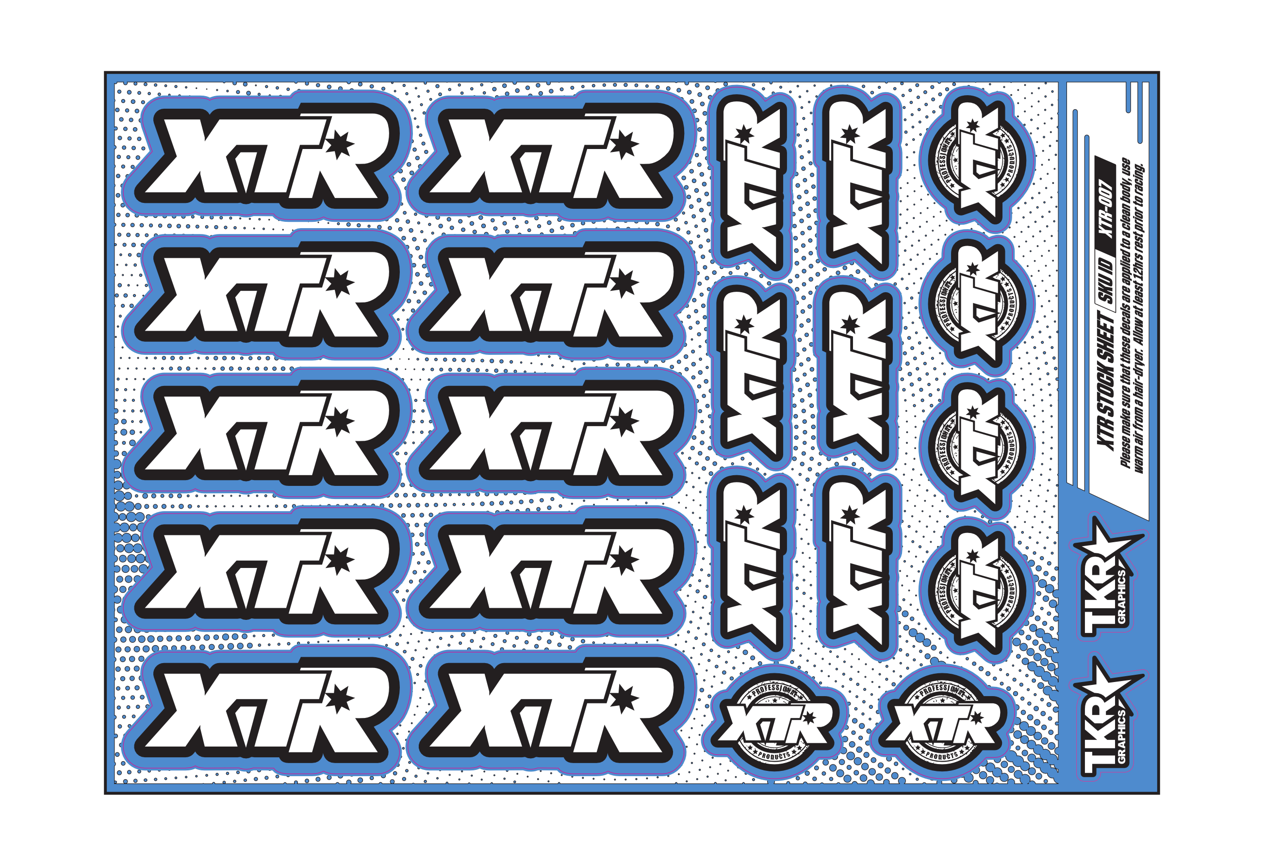 XTR A5 STOCK SHEET