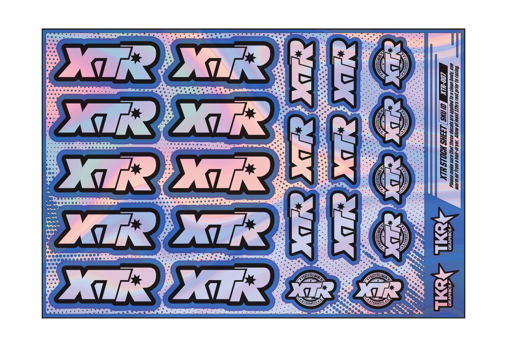 HOLOGRAPHIC XTR A5 STOCK SHEET