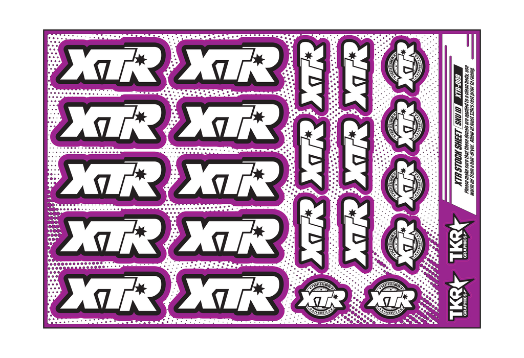 XTR A5 STOCK SHEET