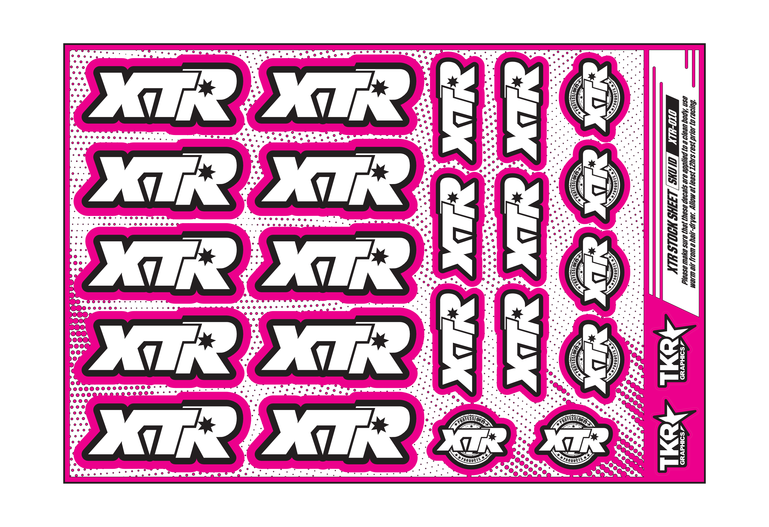 XTR A5 STOCK SHEET