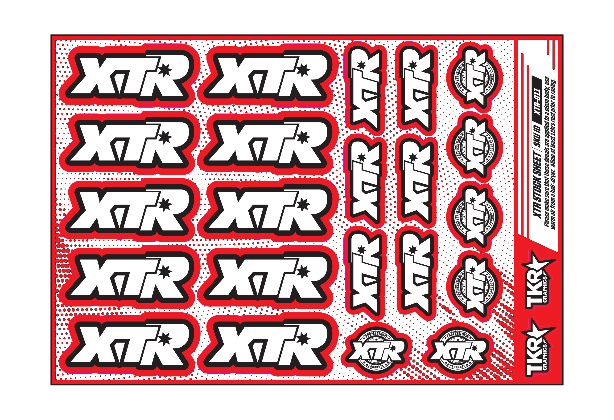 XTR A5 STOCK SHEET