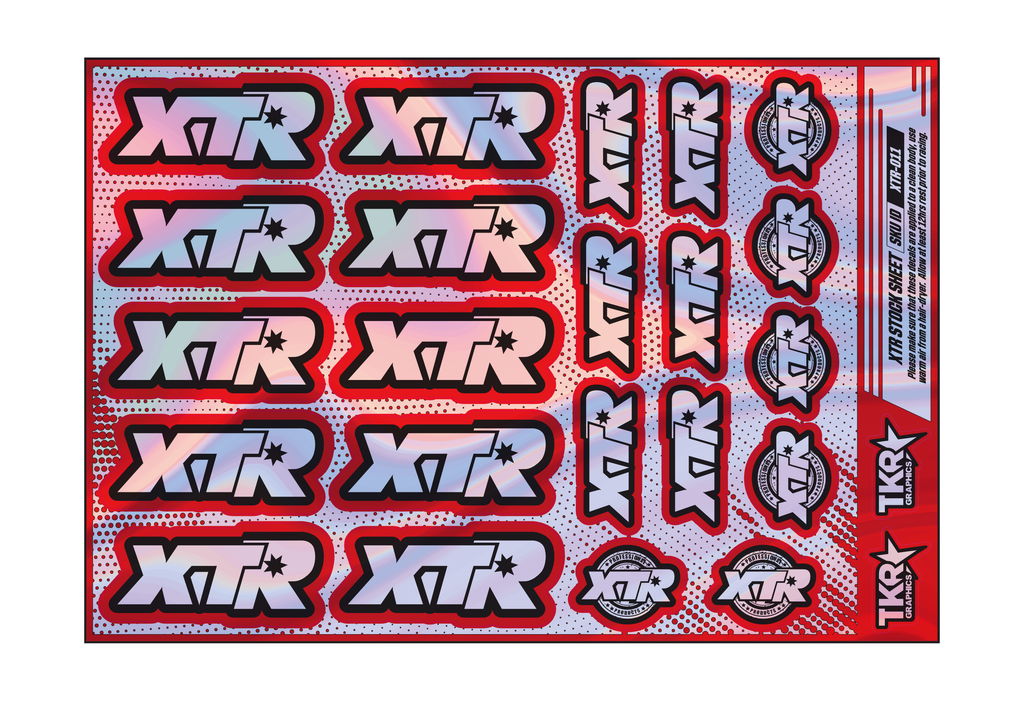 HOLOGRAPHIC XTR A5 STOCK SHEET