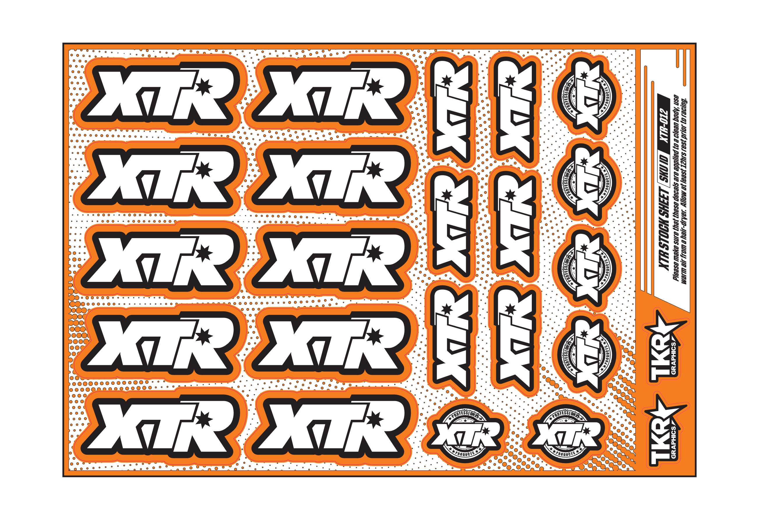 XTR A5 STOCK SHEET