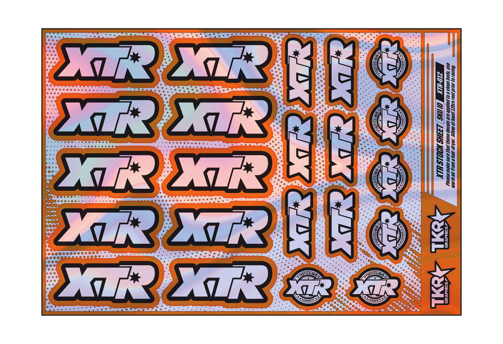 HOLOGRAPHIC XTR A5 STOCK SHEET