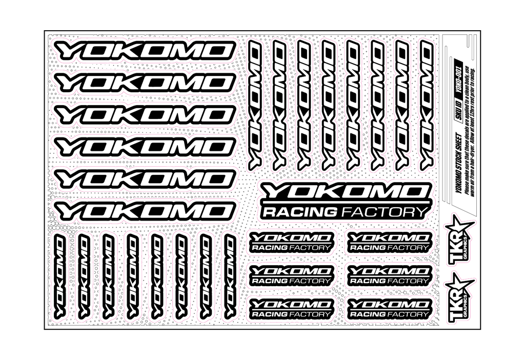 YOKOMO A5 STOCK SHEET