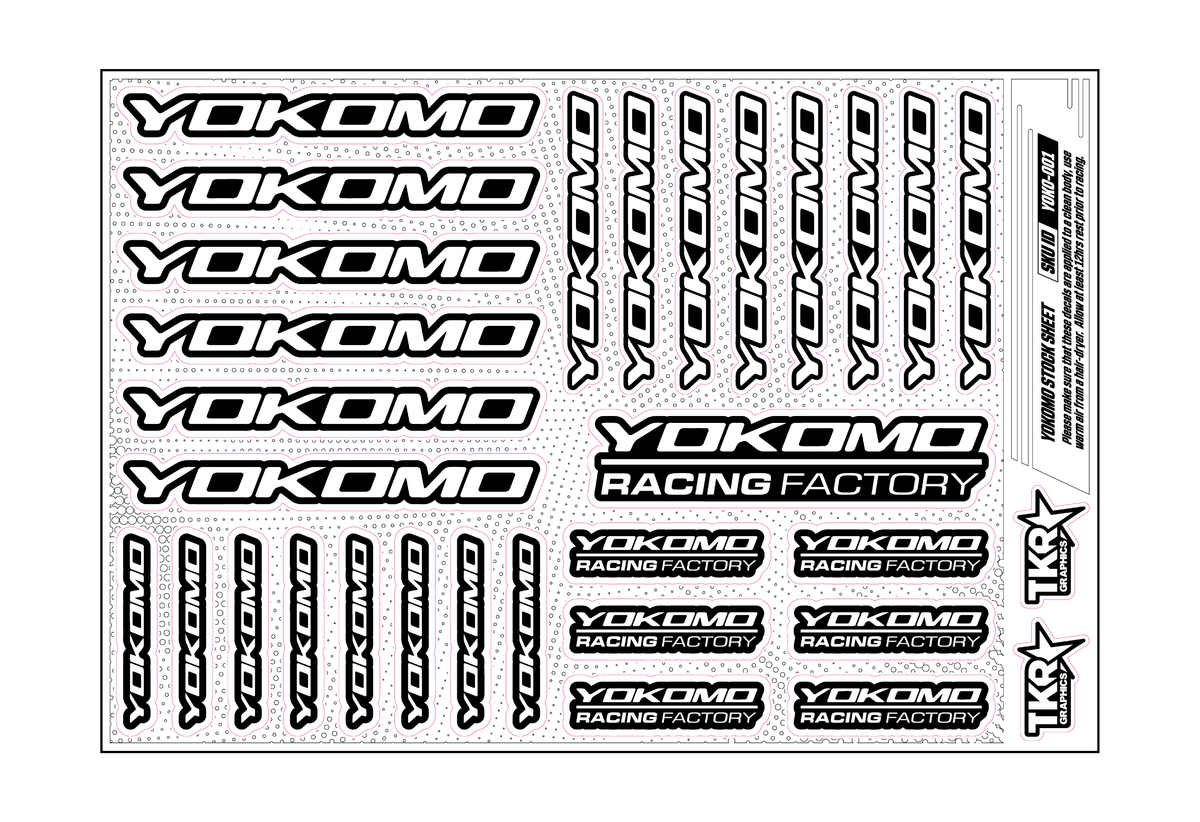 YOKOMO A5 STOCK SHEET