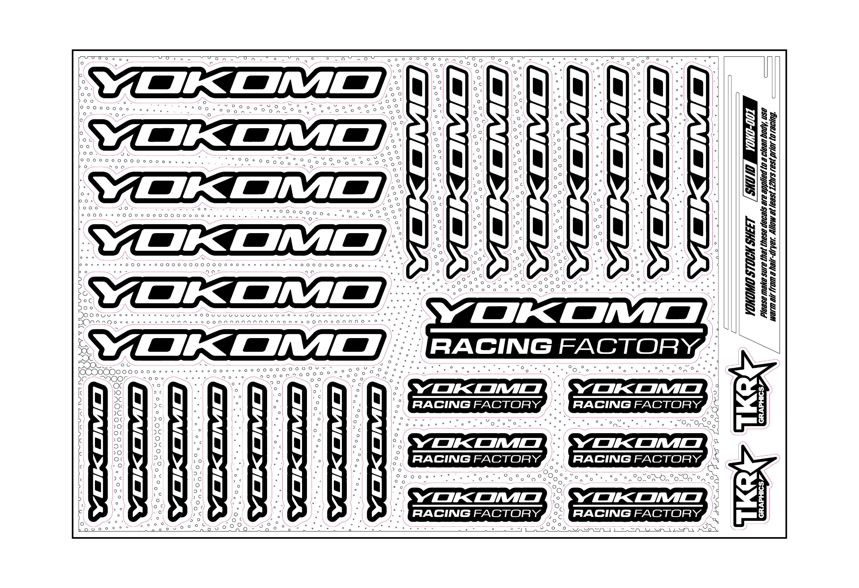 YOKOMO A5 STOCK SHEET