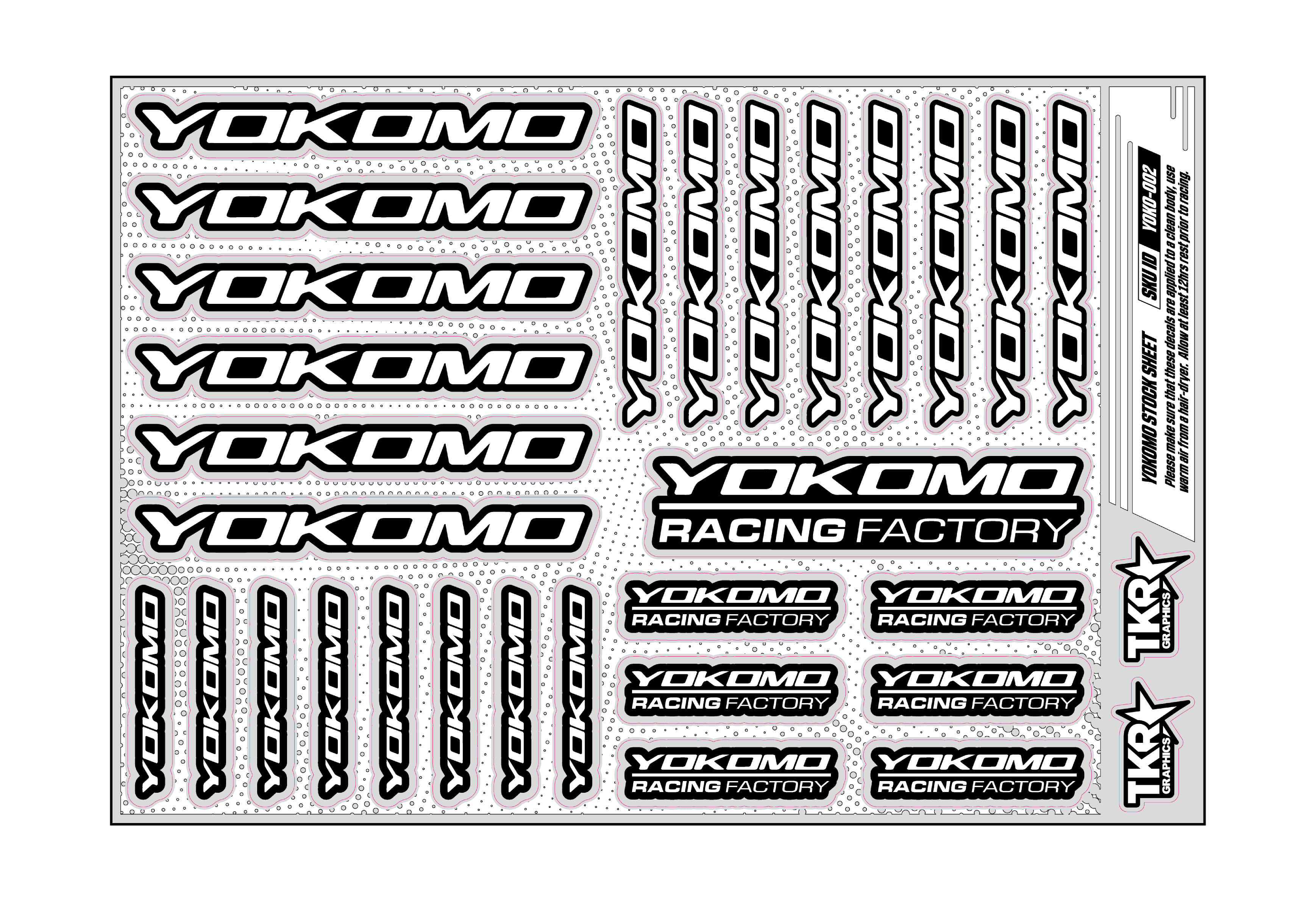 YOKOMO A5 STOCK SHEET