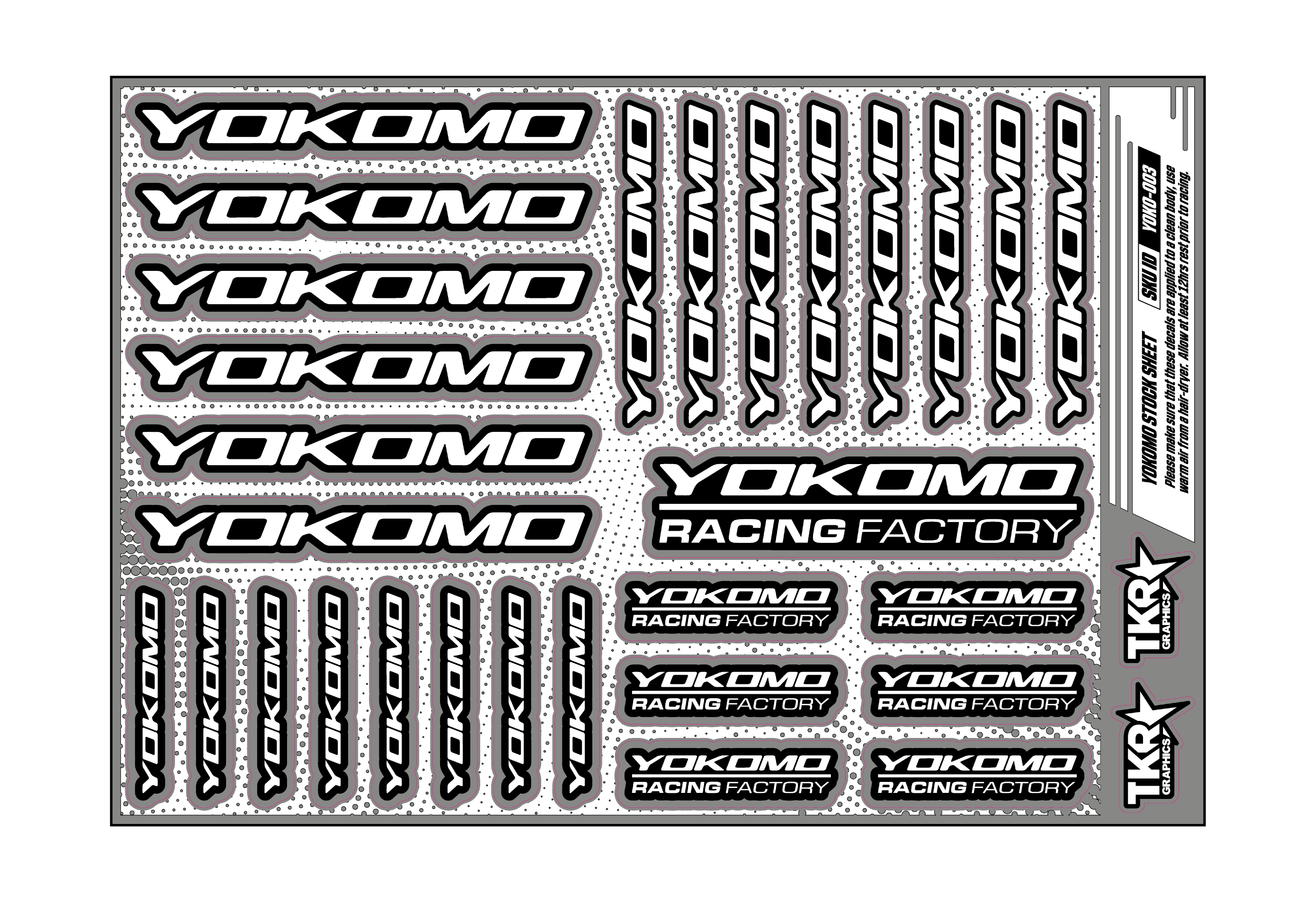 YOKOMO A5 STOCK SHEET