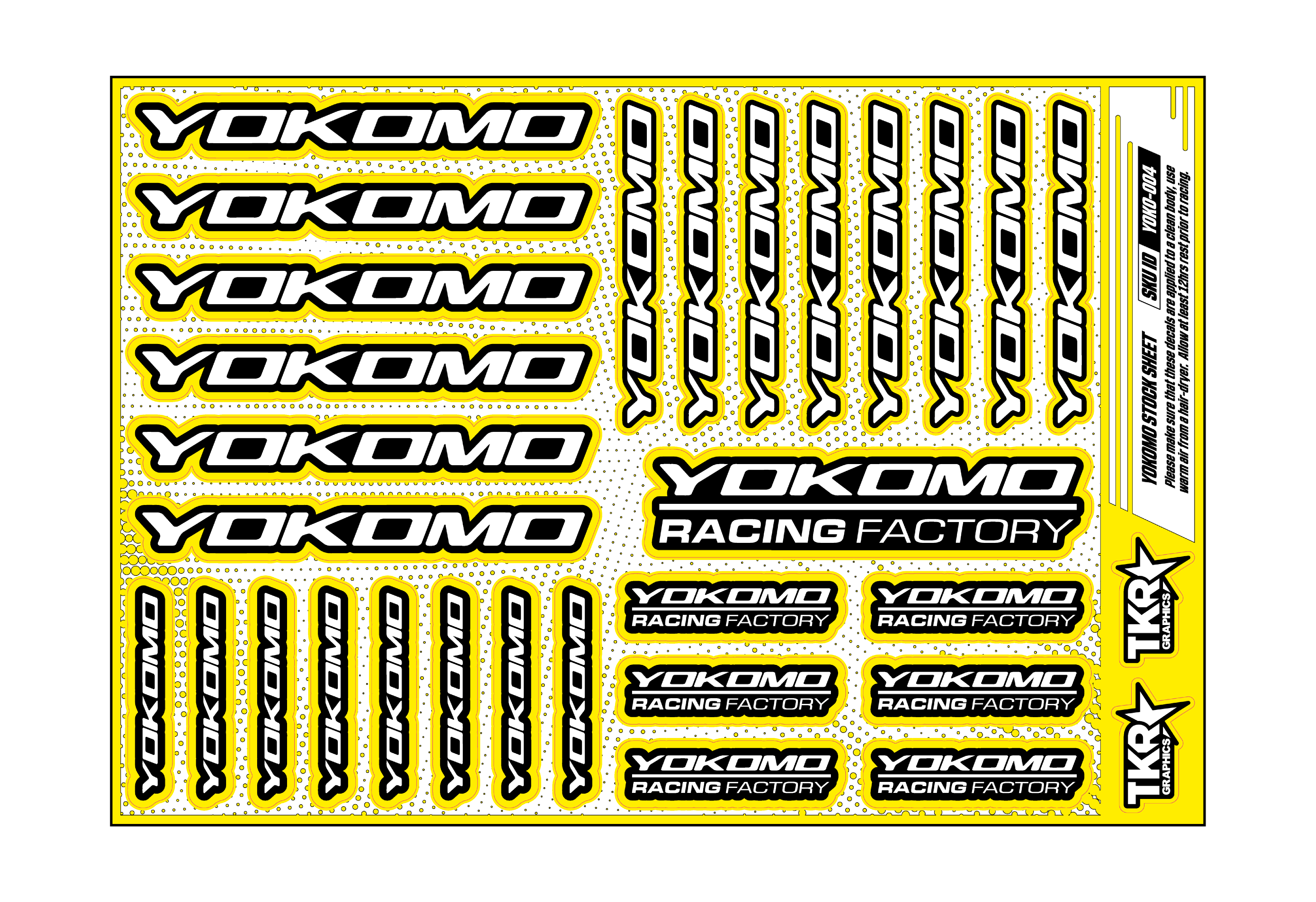 YOKOMO A5 STOCK SHEET