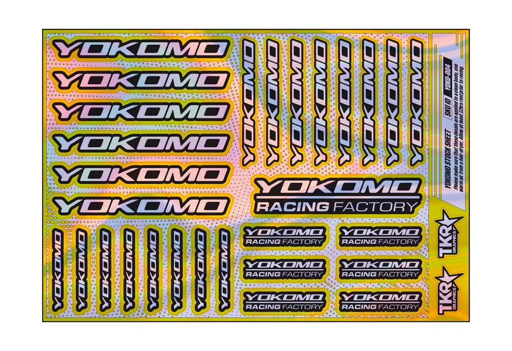 HOLOGRAPHIC YOKOMO A5 STOCK SHEET