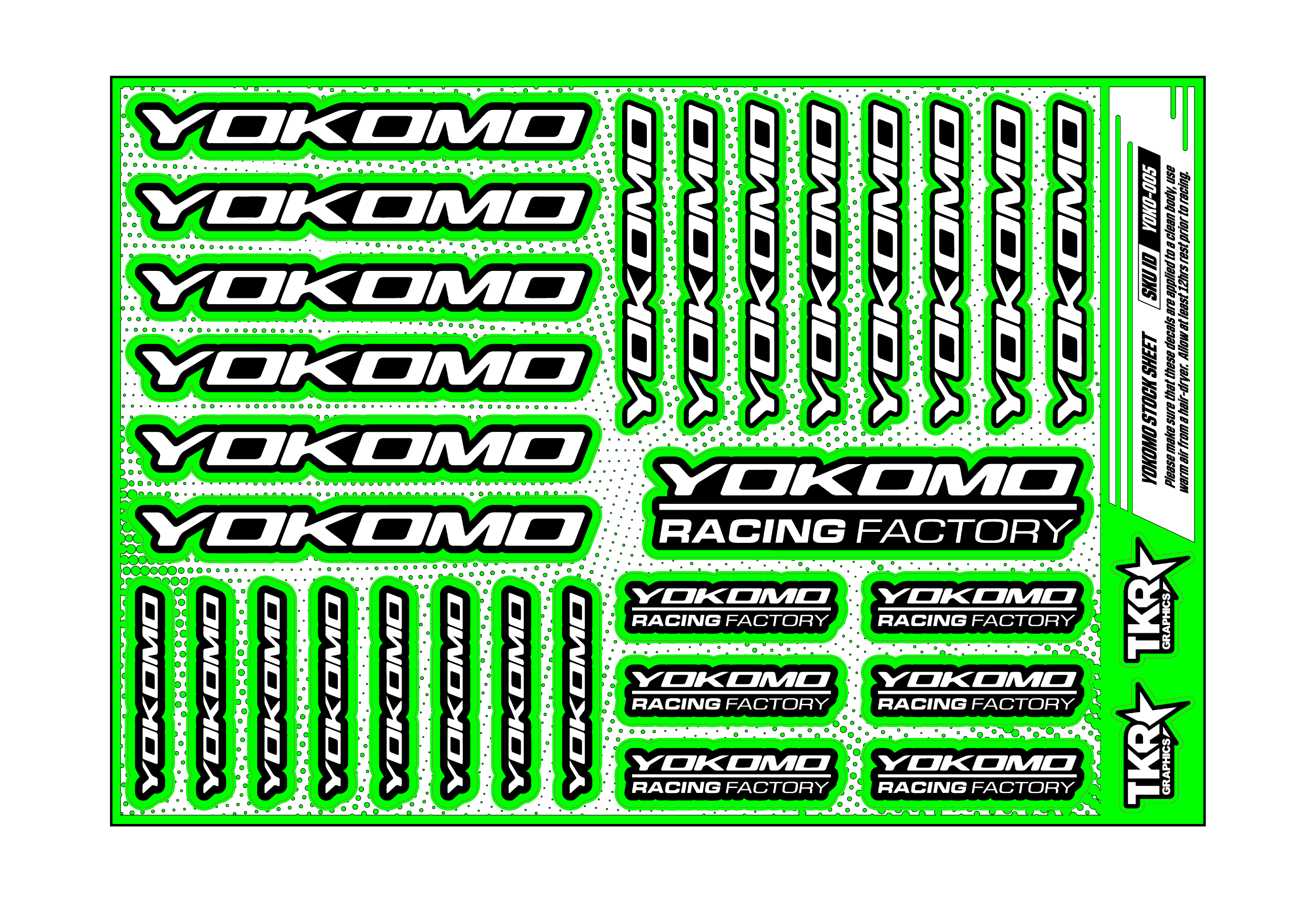 YOKOMO A5 STOCK SHEET
