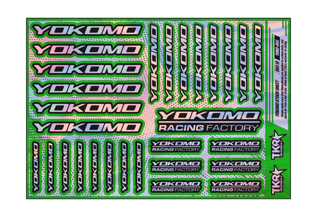 HOLOGRAPHIC YOKOMO A5 STOCK SHEET