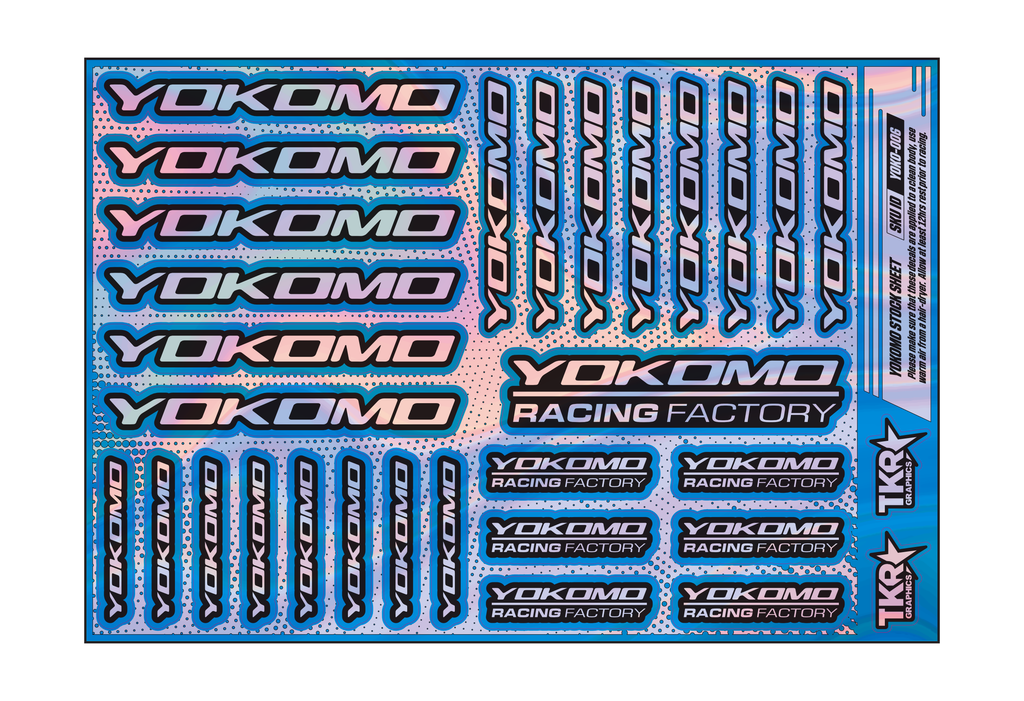 HOLOGRAPHIC YOKOMO A5 STOCK SHEET