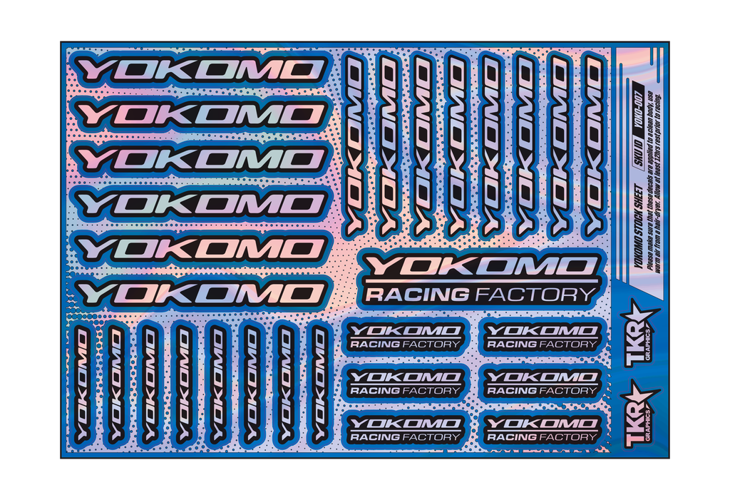 HOLOGRAPHIC YOKOMO A5 STOCK SHEET
