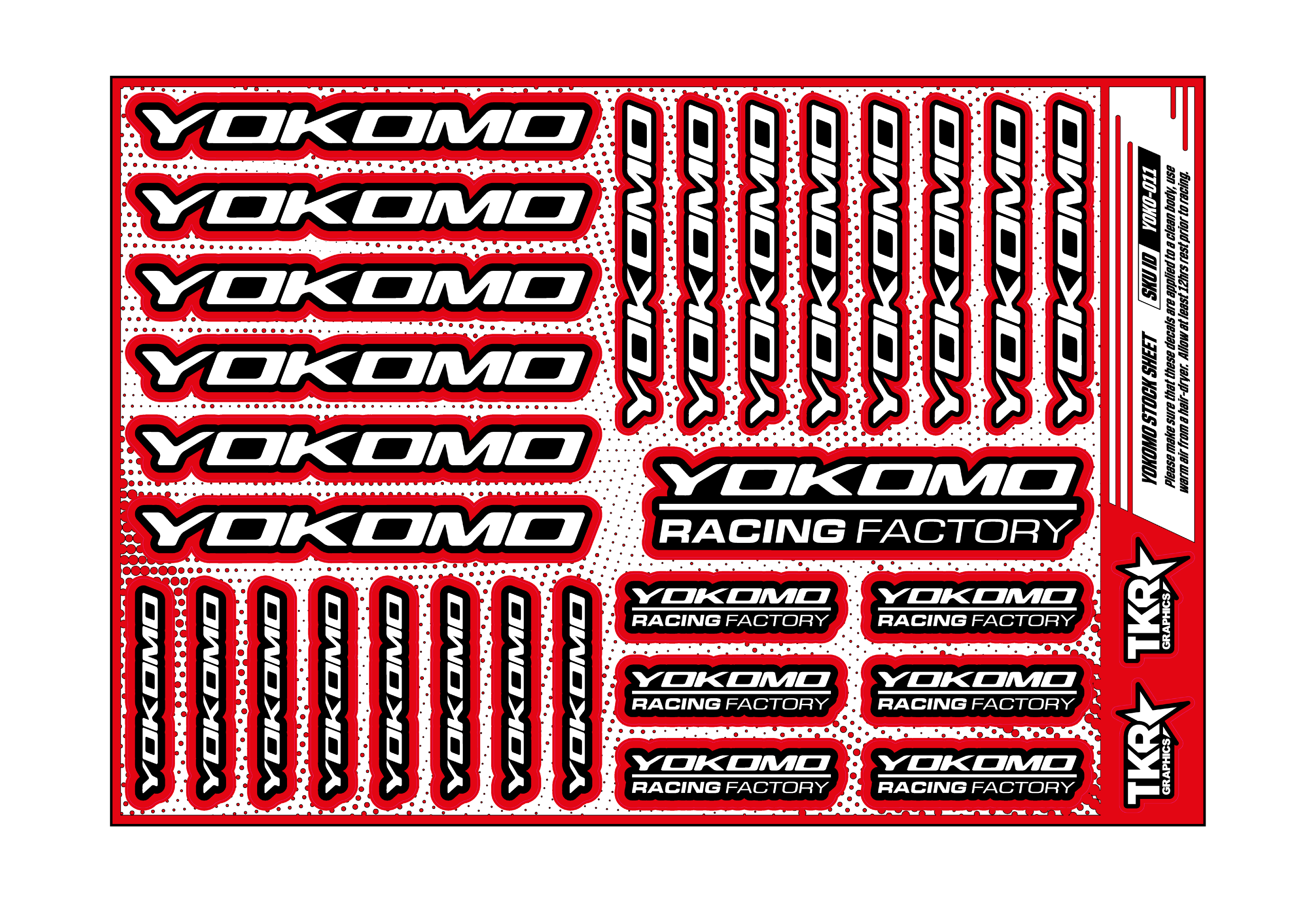 YOKOMO A5 STOCK SHEET