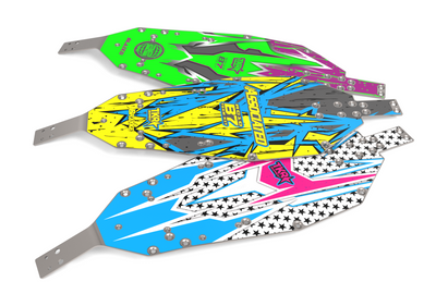 TEAM ASSOCIATED RC10 B7 (92400) CHASSIS PROTECTOR SKIN (STOCKED GRAPHICS)