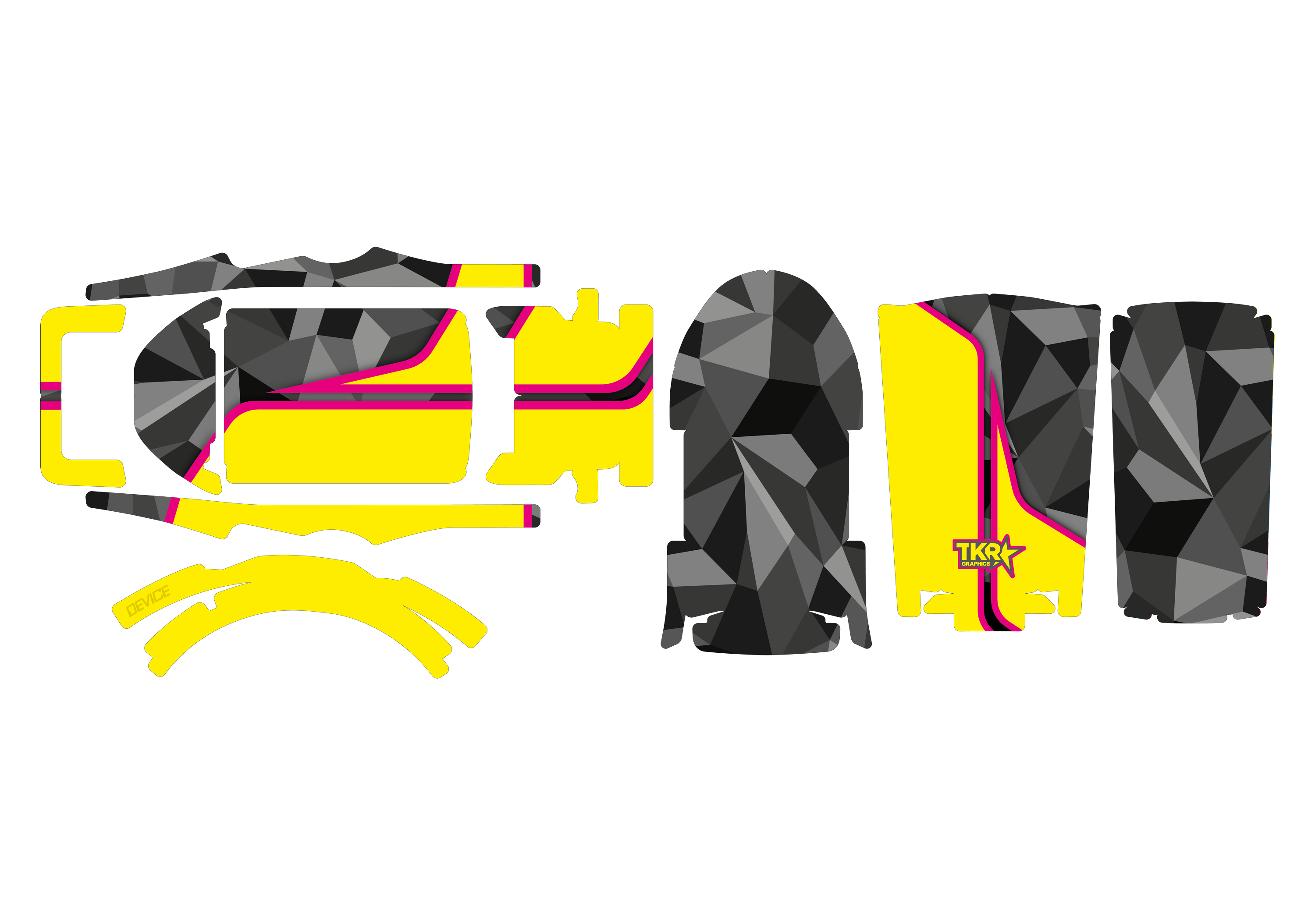 CUSTOM HANDSET SKIN FOR FUTABA 7PXR